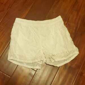 Abercrombie white shorts